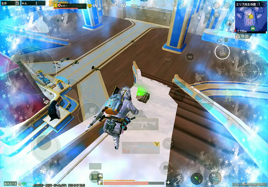 雪国Karで敵を倒す