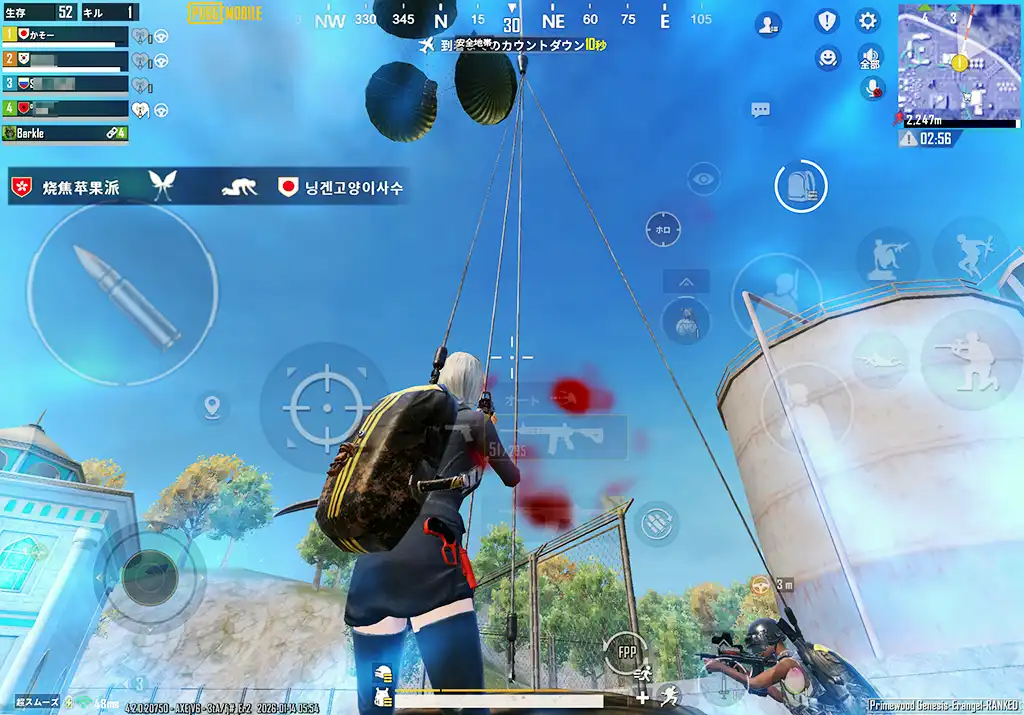 装甲車とフルトン回収機を設置