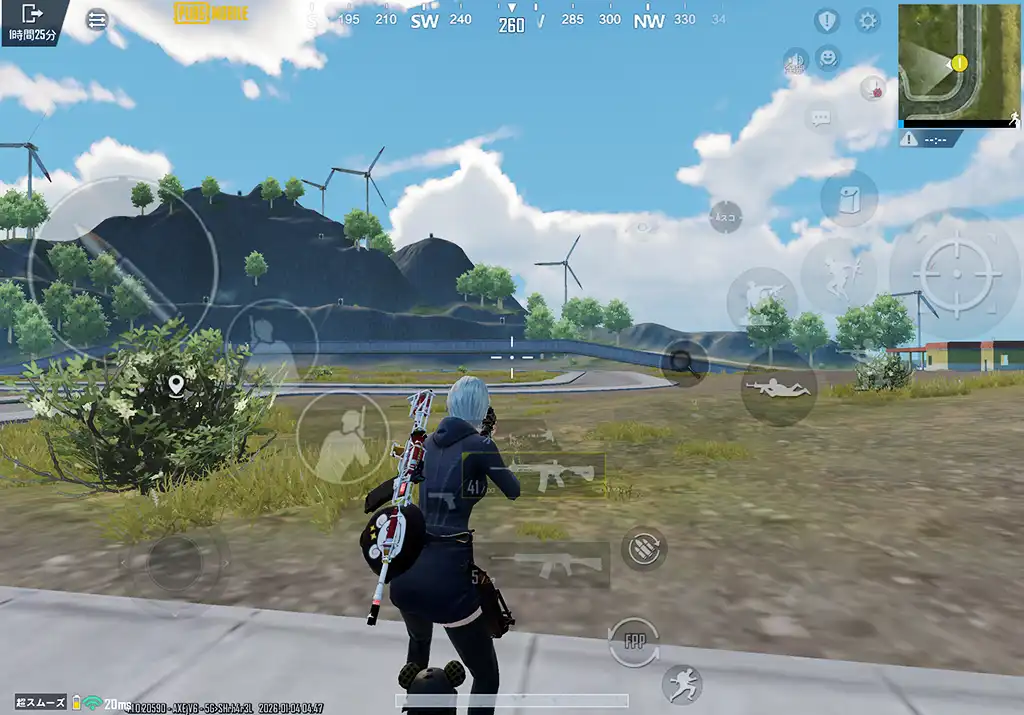 今までのボタン配置