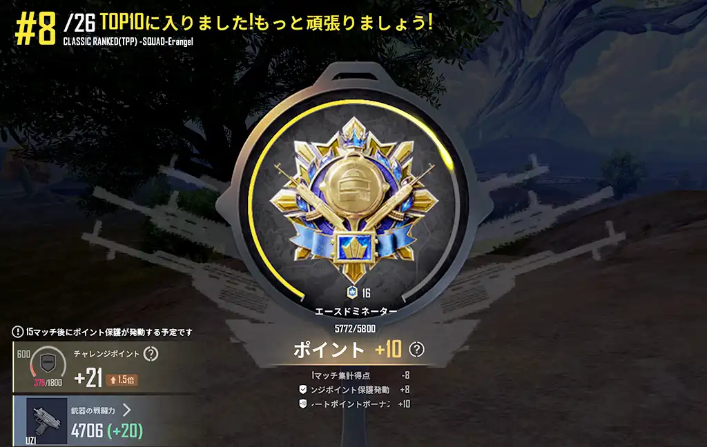 チャレンジポイントを消費してしまう