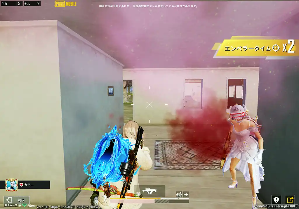 銃声を聞きつけてやって来た敵を倒す