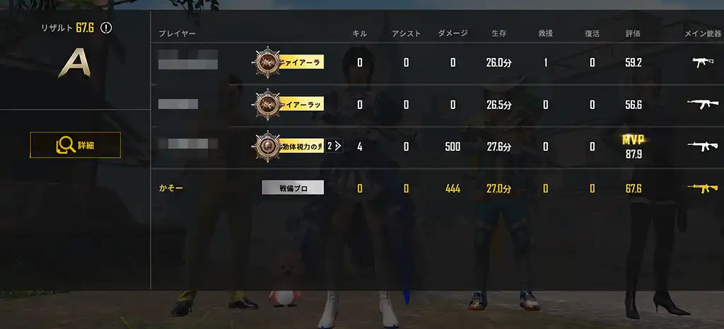 1人も倒せずに終わってしまう