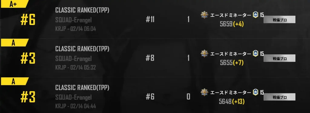 全然敵を倒せない3戦