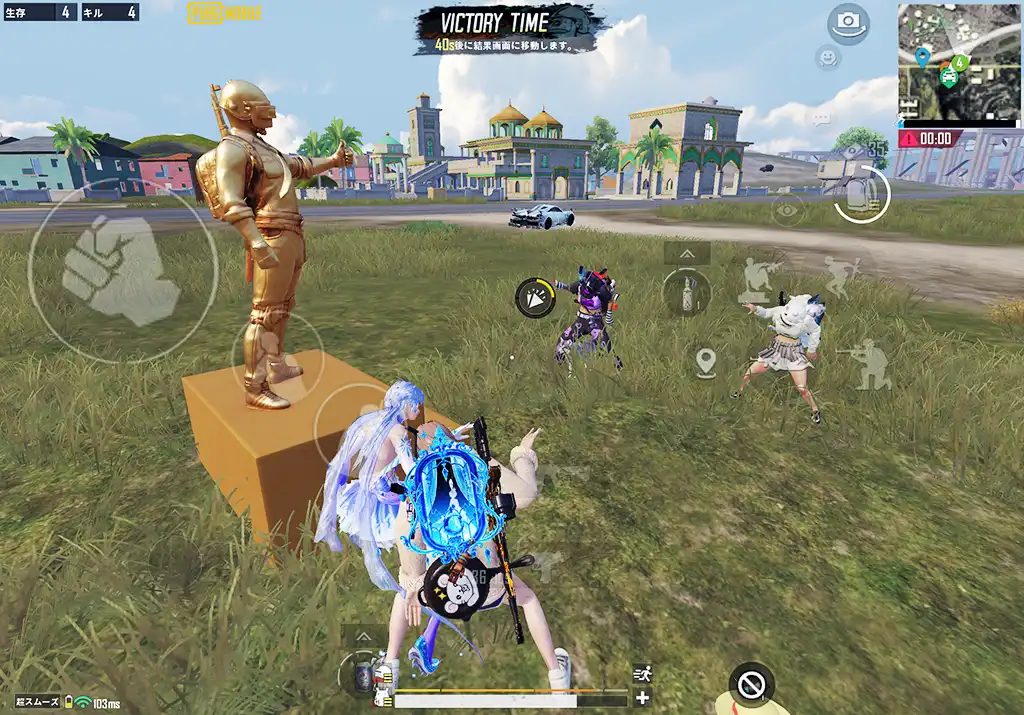 レート上げから解放された初戦はドン勝