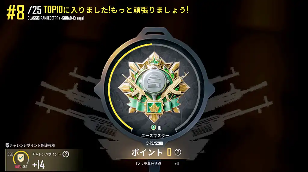 ラスト17人でやられて増減なし